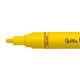 Rotulador Liderpapel Acrylic Base Agua Todo Tipo De Superficie Punta Redonda 3 mm Amarillo Rotulador Liderpapel Acrylic Base Agua Todo Tipo De Superficie Punta Redonda 3 mm Amarillo