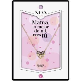 NOA STORY Colgante Corazón Mamá Acero Dorado 'Lo Mejor de mi Vida Eres Tú' Precio: 13.50000025. SKU: B1672P2VFD