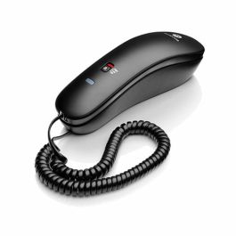 Motorola CT50 Teléfono Fijo Negro Compacto para Casa u Oficina con 10 Memorias, Montaje en Pared e Indicador Visual de Llamadas Motorola CT50 Teléfono Fijo Negro Compacto para Casa u Oficina con 10 Memorias, Montaje en Pared e Indicador Visual de Llamadas