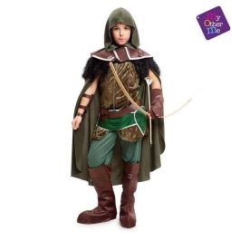 My Other Me Disfraz Archer Talla XS (Camiseta, Cinturones, Capa, Capucha, Pantalones, Gorjal, Cubre Botas, Mitón, Muñequera)