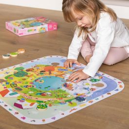 GOULA Puzzle XXL Estaciones del Año, 29 Piezas de Madera Educativo para Niños +3 Años, 1110100764