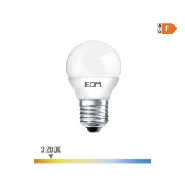 Edm Bombilla esférica LED E27 7W 600LM 3200K Luz cálida Ø4,5x8cm Precio: 3.50000002. SKU: S7901089