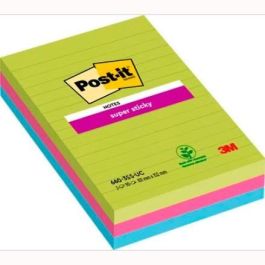 Post-It Bloc Notas Adhesivas Super Sticky Con Líneas 102x152 mm Formato Grande Paquete 3 Unidades Precio: 13.89000019. SKU: B12PGHF4RS
