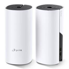 TP-LINK Deco M4 (2-pack) Router Inalámbrico Doble Banda 2.4 GHz / 5 GHz Gigabit Ethernet Negro Blanco