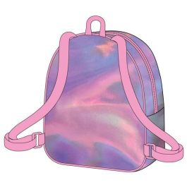 Hello Kitty Mochila Casual Iridiscente Rosa Cerdá para Niñas, Pequeña Infantil 23x20x8 cm - Ideal Preescolar 3+ Años