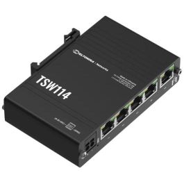 Teltonika TSW114000000 Switch Industrial Gigabit Ethernet No Administrado 5 Puertos Montaje Pared