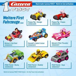 Pista carrera paw patrol, incluye 2 coches (chase y marshall) 2,4 metros Pista carrera paw patrol, incluye 2 coches (chase y marshall) 2,4 metros