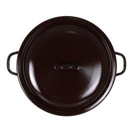 Cacerola Esmaltada con Tapa 28 cm - 6.3L Fuego - La Estrella (6 Unidades) Cacerola Esmaltada con Tapa 28 cm - 6.3L Fuego - La Estrella (6 Unidades)
