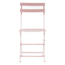 Conjunto de Mesa con 2 Sillas DKD Home Decor MB-177410 Rosa 60 x 60 x 75 cm (3 pcs) Conjunto de Mesa con 2 Sillas DKD Home Decor MB-177410 Rosa 60 x 60 x 75 cm (3 pcs)