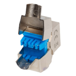 Lanberg KSF8-4000 Módulo Conector de Red Plano RJ-45, Azul/Plata Precio: 9.5000004. SKU: B12QRK2DBC