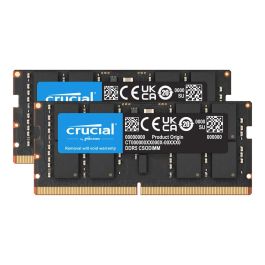 Crucial CT2K32G64C52CS5 - Kit de Memoria RAM 64GB (2x32GB) DDR5 6400 MT/s SO-DIMM para Portátil, CL52, Negro Precio: 1081.9699. SKU: B15EP4HDRA