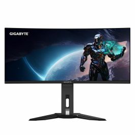 GIGABYTE MO34WQC2 Monitor Gaming 34" WQHD (3440x1440) Curvo QD-OLED 1800R 240Hz 0.03ms VESA DisplayHDR 400 True Black FreeSync Premium Pro