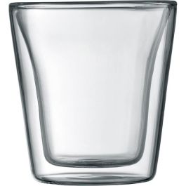 Bodum BOD0727015575056 Juego de 2 Vasos Doble Pared Transparente 0,1 l