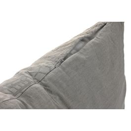 DKD Home Decor c25 Cojín Decorativo Boho Jacquard de Algodón y Poliéster en Tonos Grises 40x60 cm con Cremallera (Pack de 2 Unidades)