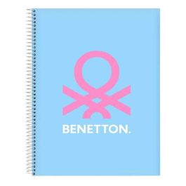 Libreta Benetton Spring Azul cielo A4 120 Hojas Precio: 3.78999951. SKU: B12C44S4HR