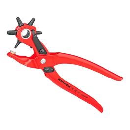 Knipex 9070220 EAN Tenazas Revolver Sacabocados, 220x64x15mm, Rojo/Negro, Ø 2.0/2.5/3.0/3.5/4.0/5.0mm Precio: 23.50000048. SKU: S7914523