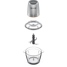 Kenwood Robot multifunción CHP62.400SI - 2 velocidades - 500W - Capacidad 1.2L + accesorios