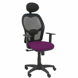 PIQUERAS Y CRESPO Silla Alocen malla negra asiento bali morado brazos regulables cabecero fijo Precio: 204.49999944. SKU: S5703925