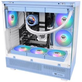 Thermaltake CL-F196-PL12BU-A Ventilador de Refrigeración Carcasa PC 12 cm Azul 68 CFM Pack 3 Unidades Rodamiento Hidráulico