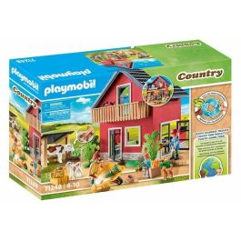 Playmobil Casa de Campo Amueblada con Zona de Estar y Dormir, Carretilla y Vaca Country Precio: 57.79000051. SKU: S2429282