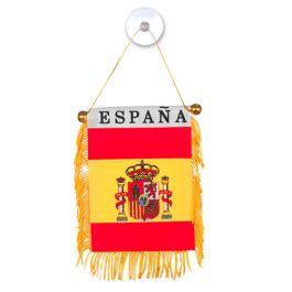 Banderín de España con Ventosa Th3 Party