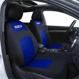 Sparco SPCS402BL Juego de Fundas de Asiento Completas Negras y Azules para Coches con Trasera Partida 1/3 + 2/3, 11 Piezas, 100% Poliéster Lavable Precio: 38.50000022. SKU: S37112513