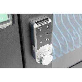 Digitus Armario de carga móvil para 16 tablets hasta 14'' USB-A, Metal, Negro con 4 ruedas