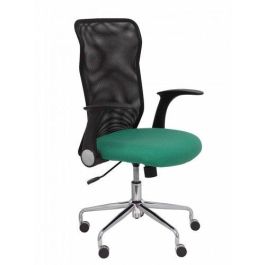 Silla Piqueras Y Crespo Minaya Brazos Retractiles Mecanismo Basculante Ergonomica Respaldo Malla Transpirable Negra Asiento Tapizado Bali Verde Precio: 244.78999985. SKU: S5702340