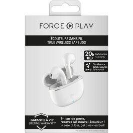 Auriculares in Ear Bluetooth Big Ben Interactive FPYTWSBOUTON Blanco Auriculares in Ear Bluetooth Big Ben Interactive FPYTWSBOUTON Blanco
