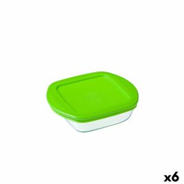 Fiambrera Cuadrada con Tapa Pyrex Cook & Store Verde 1 L 20 x 17 x 5,5 cm Silicona Vidrio (6 Unidades) Precio: 75.68999999. SKU: S2706905