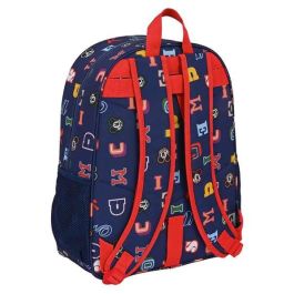 Safta Mochila Mickey Mouse "Only One" Adapt. Carro 33 cm Azul Marino 33x42x14 cm Poliéster