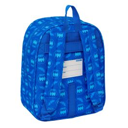 Safta Mochila Guardería Batman Adaptable a Carro con Bolsillo Preescolar 3+ Años 22x27x10 cm Safta Mochila Guardería Batman Adaptable a Carro con Bolsillo Preescolar 3+ Años 22x27x10 cm
