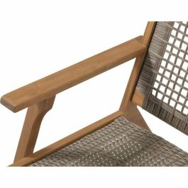 Bora Sillón de Jardín Bajo de Madera de Acacia con Certificación FSC y Resina de Mimbre - Medidas: An. 60 x Pr. 76 x Al. 73 cm Bora Sillón de Jardín Bajo de Madera de Acacia con Certificación FSC y Resina de Mimbre - Medidas: An. 60 x Pr. 76 x Al. 73 cm