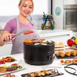 Barbacoa de Carbón sin Humo Portátil CleanQ InnovaGoods