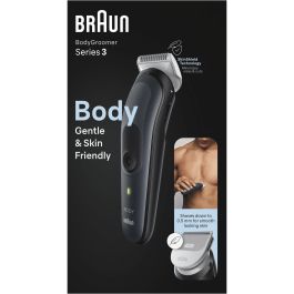 Braun BodyGroomer 3 BG3340 Cortapelos Corporal Recargable Negro Gris con 3 Accesorios y 80 Minutos de Autonomía Precio: 40.94999975. SKU: B19R2AYB5K