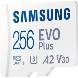 Samsung MB-MC256SA/EU Tarjeta de Memoria microSDXC EVO Plus 2023 256GB 160MB/s U3 A2 V30 con Adaptador