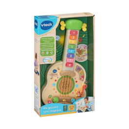 Vtech Baby VTE3417766208057 Mi Guitarra Mágica Lumi Juguete con Parte de Madera Certificada FSC