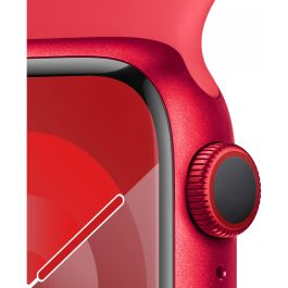 Apple Watch Series 9 GPS + Cellular 41mm Aluminio Rojo con Correa Deportiva Roja S/M NEW, 64GB