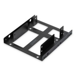 Digitus Mounting KIT: Dual SSD/HDD 2.5 -> 3.5 BAY Incl. Mounting Frame, Metal Black, Screws Digitus Mounting KIT: Dual SSD/HDD 2.5 -> 3.5 BAY Incl. Mounting Frame, Metal Black, Screws