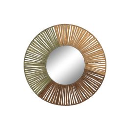 DKD Home Decor Espejo Boho Natural Verde Rafia Cristal 40 x 40 x 2 cm Precio: 75.49999974. SKU: B1A2NSSDJT