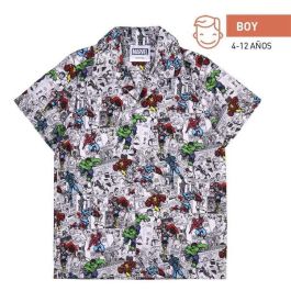 Camiseta corta popelin marvel talla 3 años Camiseta corta popelin marvel talla 3 años