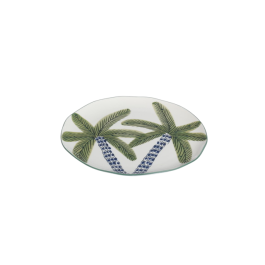 DKD Home Decor Palm 25 Plato Tropical Azul Verde Porcelana 21 x 2 x 21 cm (6 Unidades) Precio: 33.4999995. SKU: B17FCP5TGB