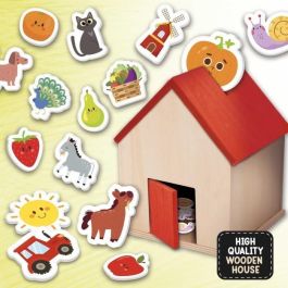 Lisciani LIS8008324105403 Casa de Madera con Elementos Agrícolas, Juguete Educativo que Desarrolla la Concentración Lisciani LIS8008324105403 Casa de Madera con Elementos Agrícolas, Juguete Educativo que Desarrolla la Concentración