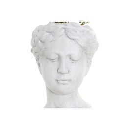 DKD Home Decor Planta Blanco Verde 13.2 x 27.5 x 13.7 cm