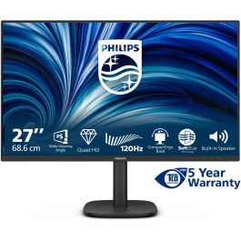 Philips 27B2N3500J/00 Monitor 27 pulgadas, 2560x1440 (QHD), 120Hz, IPS, USB Hub, HDMI, DP, Negro