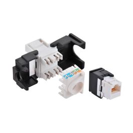 Conector hembra rj45 utp cat.6 keystone 180° Conector hembra rj45 utp cat.6 keystone 180°