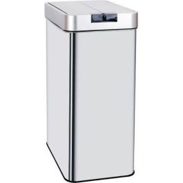 KITCHEN MOVE Papelera automática SILVERLAKE - 60L - Acero inoxidable con fleje KITCHEN MOVE Papelera automática SILVERLAKE - 60L - Acero inoxidable con fleje