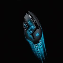 Logitech G402 Mouse Óptico USB Gaming Hyperion Fury, 8 Botones Programables, 4000 DPI
