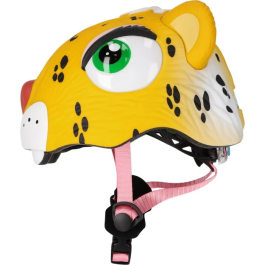 Crazy Safety Casco de Bicicleta CRA0727040592554 Leopardo Talla S (49-55 cm)