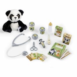 Smoby SMO3032163404064 Centro Veterinario Zoológico con 1 Peluche Panda y Muchos Accesorios y Funciones